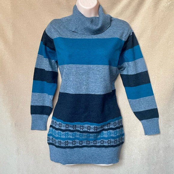 Wool & cashmere blend long sweater Women Size M - Picture 1 of 7